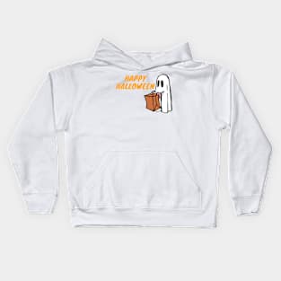 Happy Halloween Ghost Kids Hoodie